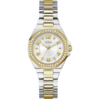 GUESS Contessa Yellow Gold-Silver Stainless Steel Bracelet GW0877L5