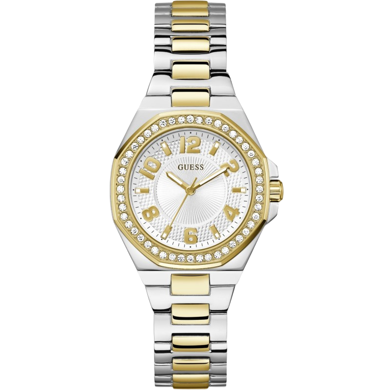 GUESS Contessa Yellow Gold-Silver Stainless Steel Bracelet GW0877L5