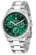 MASERATI Competizione Chronograph Silver Stainless Steel Bracelet R8853100044