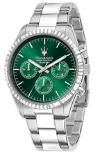 MASERATI Competizione Chronograph Silver Stainless Steel Bracelet R8853100044