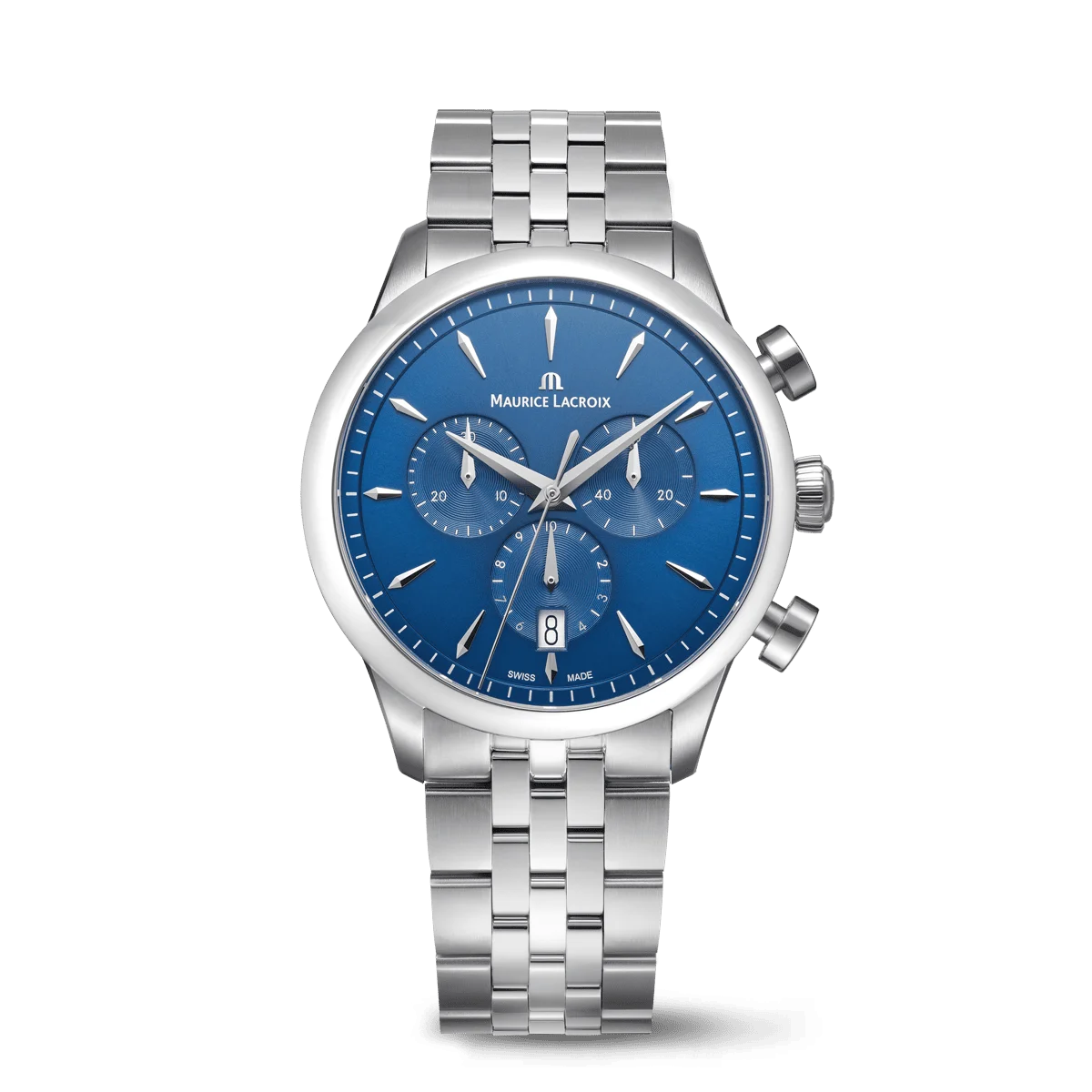 MAURICE LACROIX 1975 QUARTZ CHRONOGRAPH 751038-SS002-430-1