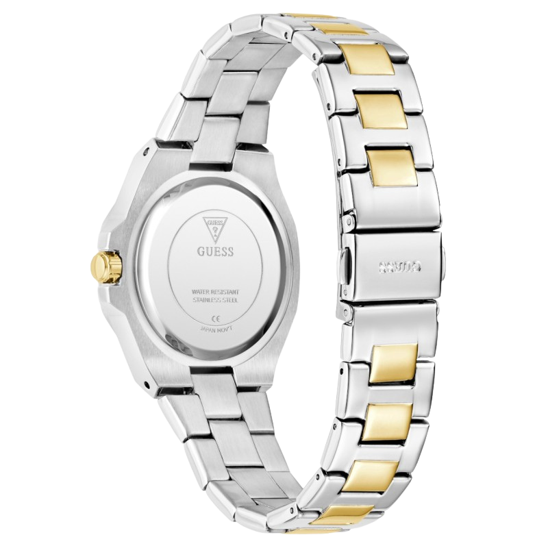 GUESS Contessa Yellow Gold-Silver Stainless Steel Bracelet GW0877L5