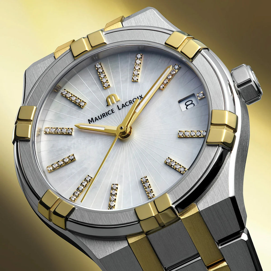 MAURICE LACROIX AIKON QUARTZ 35MM DUOTONE AI1106-PVY13-170-1