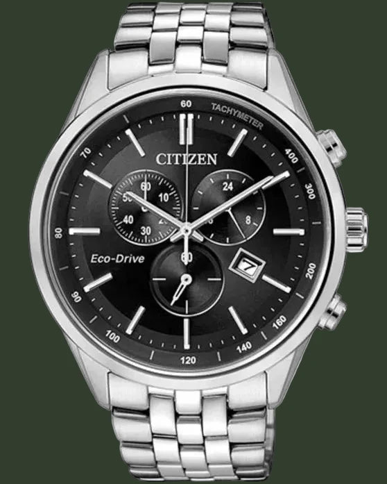 CITIZEN Eco-Drive Chronograph Stainless Steel Bracelet AT2141-87E