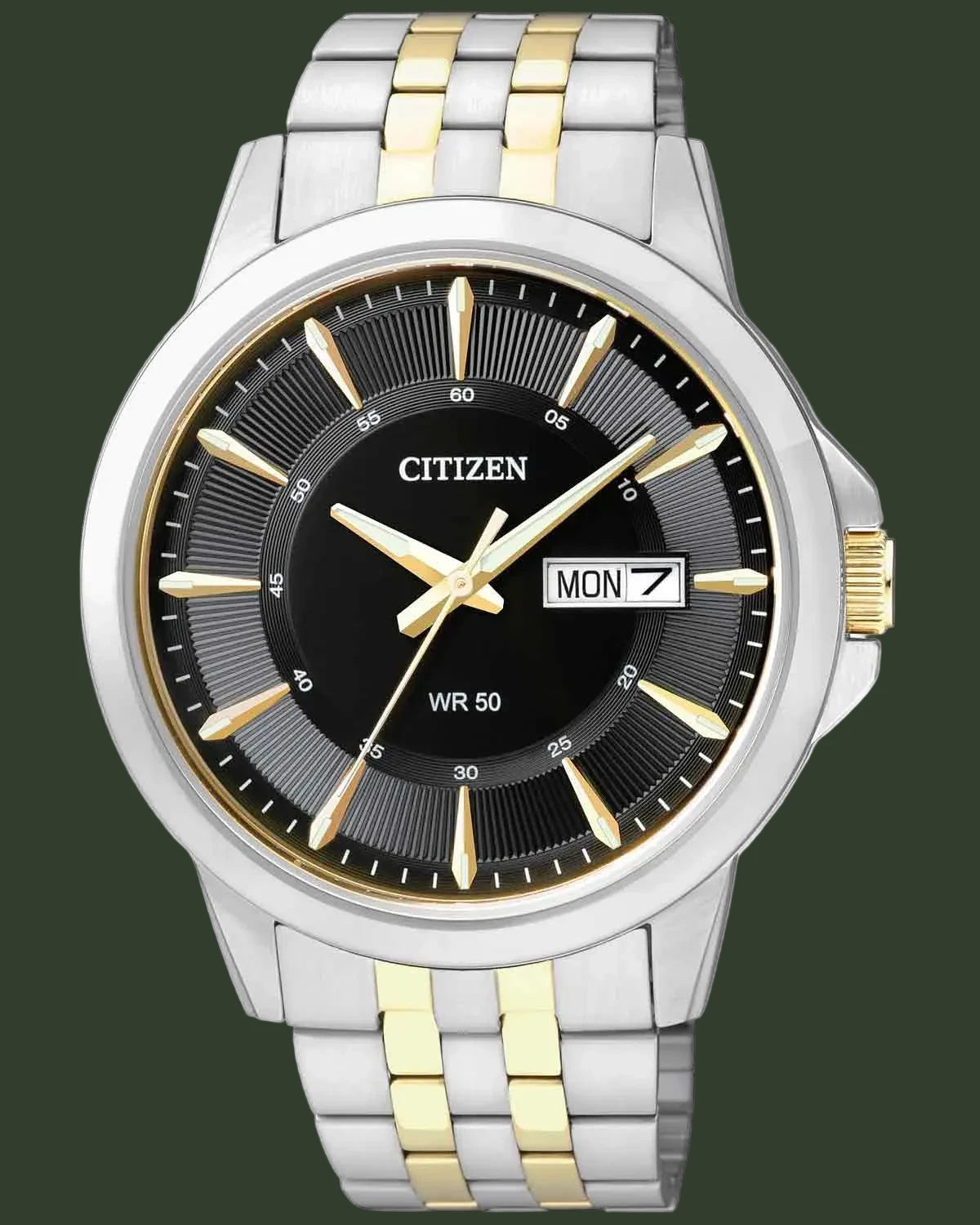 CITIZEN Classic Two Tone Stainless Steel Bracelet BF2018-52E