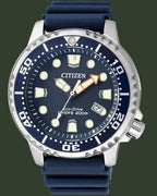 CITIZEN Eco-Drive Divers Blue Rubber Strap BN0151-17L