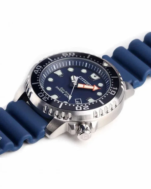 CITIZEN Eco-Drive Divers Blue Rubber Strap BN0151-17L