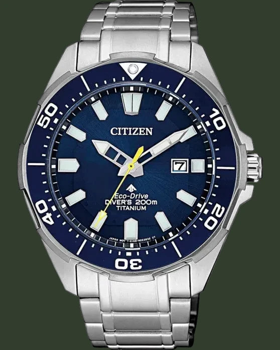 CITIZEN Promaster Eco-Drive Silver Titanium Bracelet BN0201-88L
