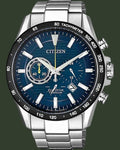 CITIZEN Eco-Drive Chronograph Silver Stainless Steel Bracelet CA4444-82L
