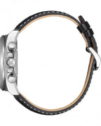 CITIZEN Eco-Drive Chronograph Black Leather Strap CA4640-09A