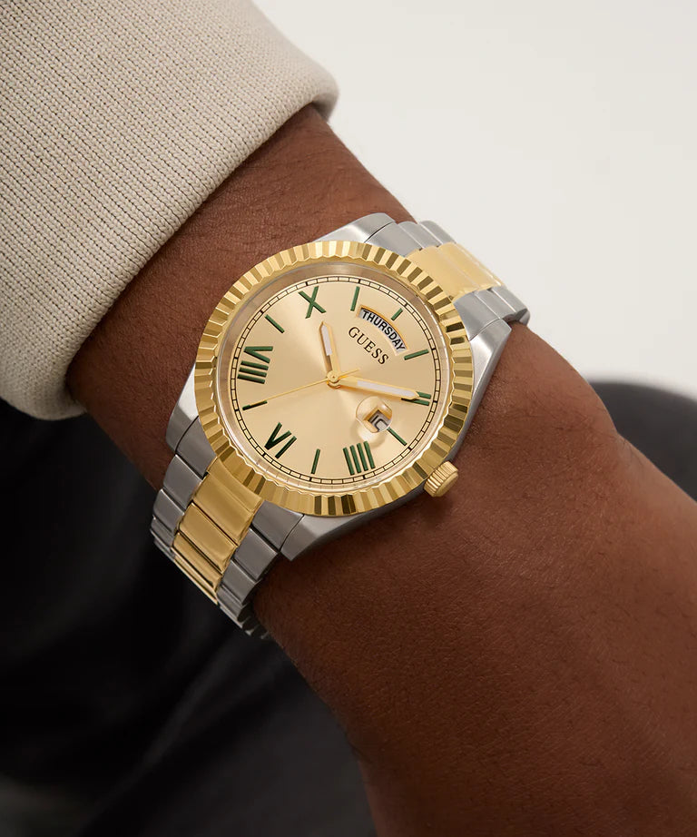 GUESS 2-Tone Day/Date GW0265G14