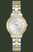 GUESS Heartless Crystals Two Tone Stainless Steel Bracelet GW0725L1