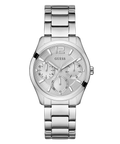 GUESS Ladies Silver Tone Multi-function GW0760L1