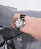 GUESS Ladies Silver Tone Analog GW0767L1