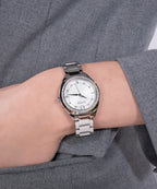 GUESS Ladies Silver Tone Analog GW0767L1