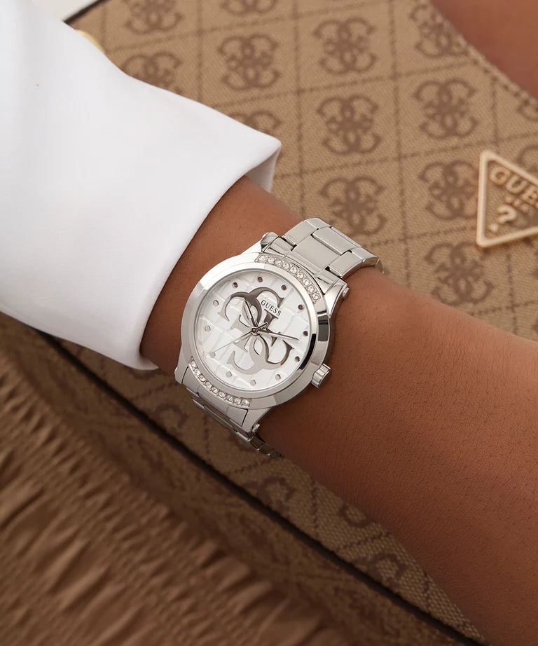 GUESS Ladies Silver Tone GW0861L1