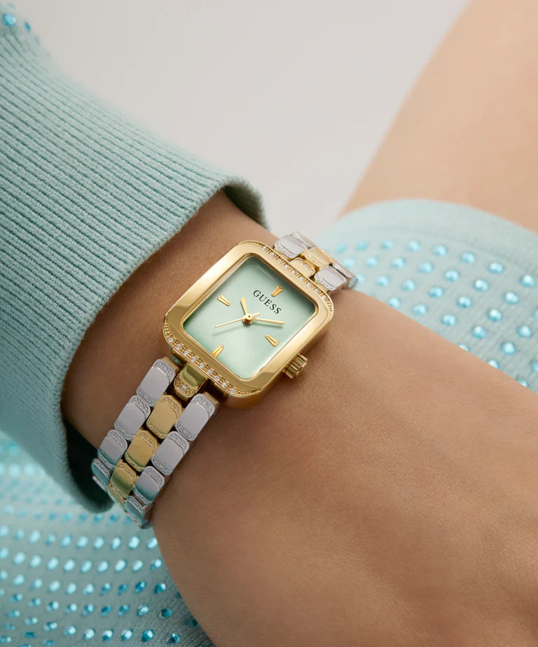 GUESS Ladies 2-Tone Gold Tone Analog GW0865L4