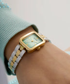 GUESS Ladies 2-Tone Gold Tone Analog GW0865L4