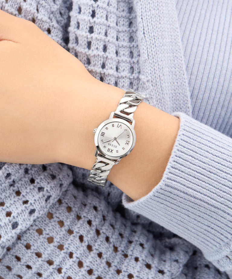 GUESS Ladies Silver Tone GW0867L1