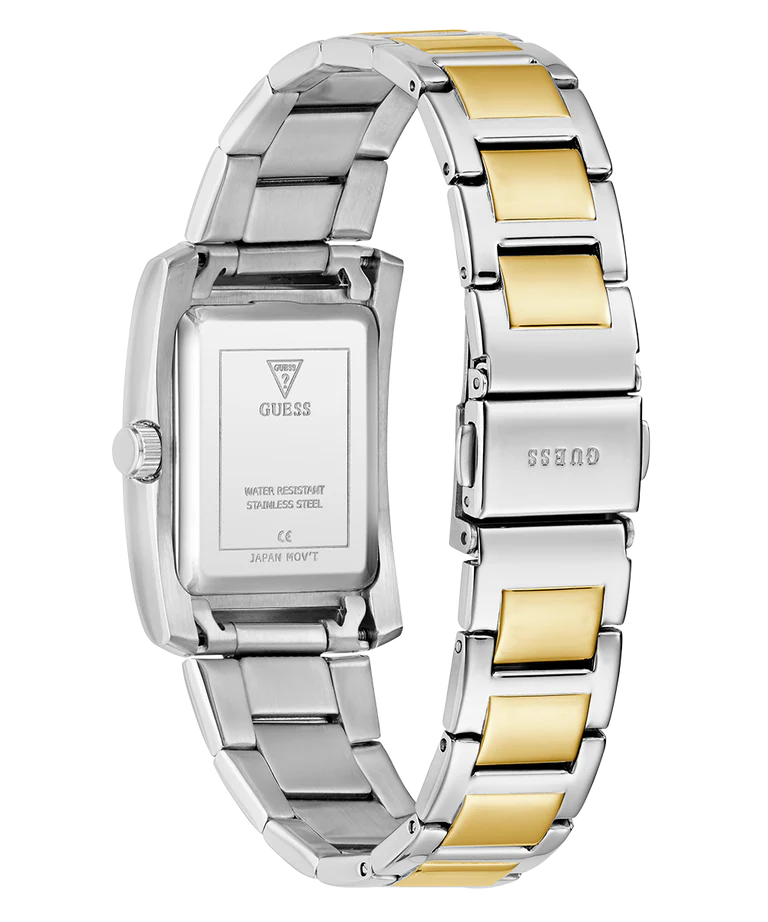 GUESS Ladies 2-Tone Silver Tone GW0876L3