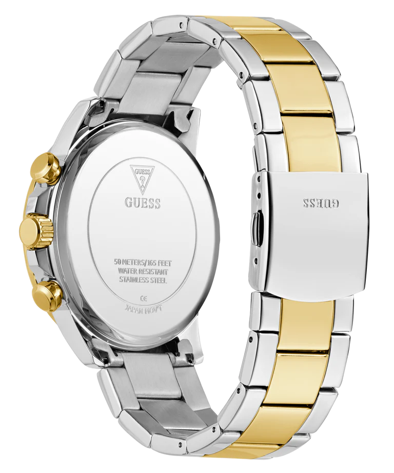 GUESS Mens 2-Tone Multi-function GW0900G5