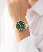 GUESS Mens 2-Tone Multi-function GW0900G5