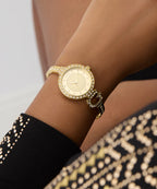 GUESS Ladies Giselle Gold Tone GW0929L2