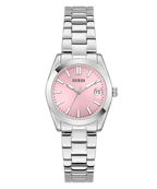 GUESS Ladies Silver Tone Date GW0934L1