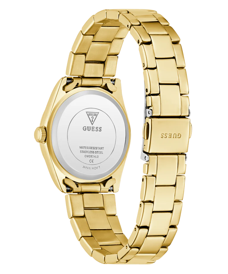 GUESS Ladies Gold Tone Date GW0934L2