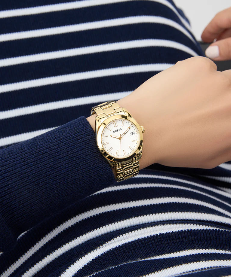 GUESS Ladies Gold Tone Date GW0934L2