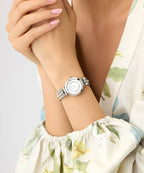 GUESS Ladies Silver Tone Analog GW0994L1