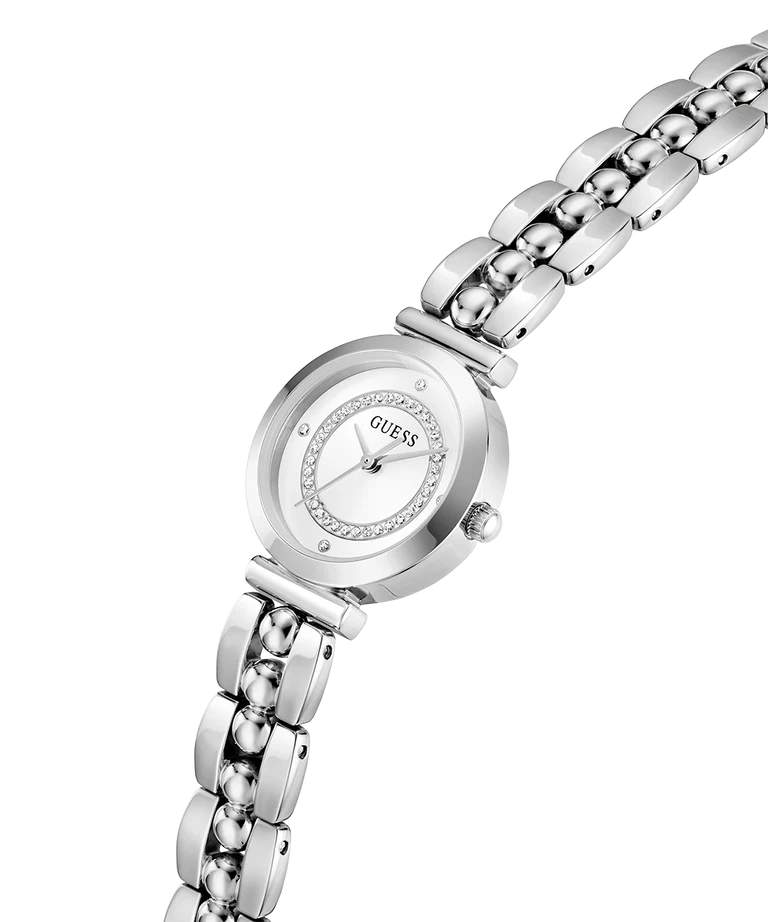 GUESS Ladies Silver Tone Analog GW0994L1