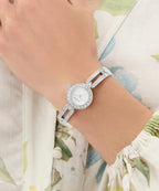 GUESS Ladies Silver Tone GW1016L1