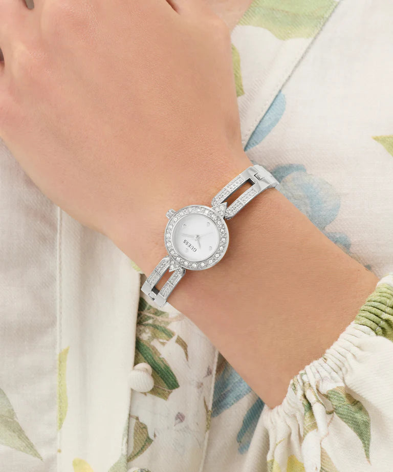 GUESS Ladies Silver Tone GW1016L1