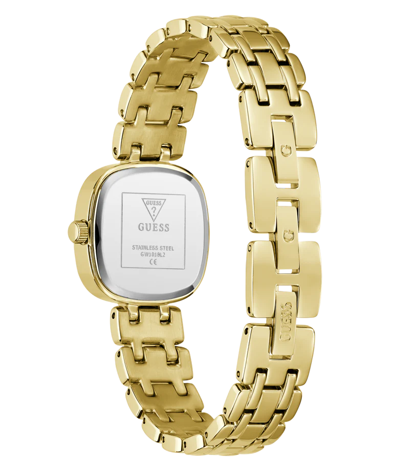 GUESS Ladies Hazel Gold Tone Analog Watch GW1018L2