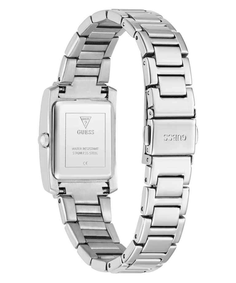 GUESS Silver Tone Analog Watch GW1026L1