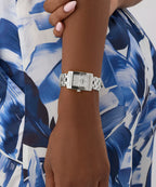 GUESS Silver Tone Analog Watch GW1026L1