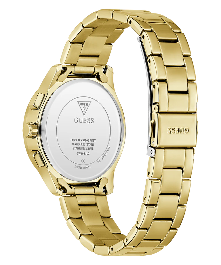 GUESS Ladies Birdie Gold Tone Analog GW1031L2