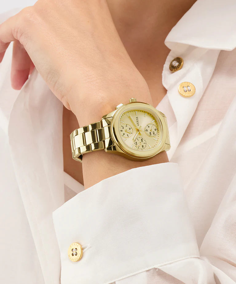 GUESS Ladies Birdie Gold Tone Analog GW1031L2