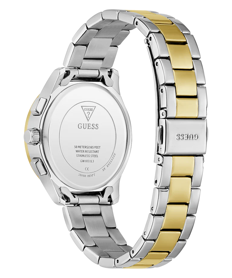 GUESS Ladies Birdie 2-Tone Analog GW1031L3