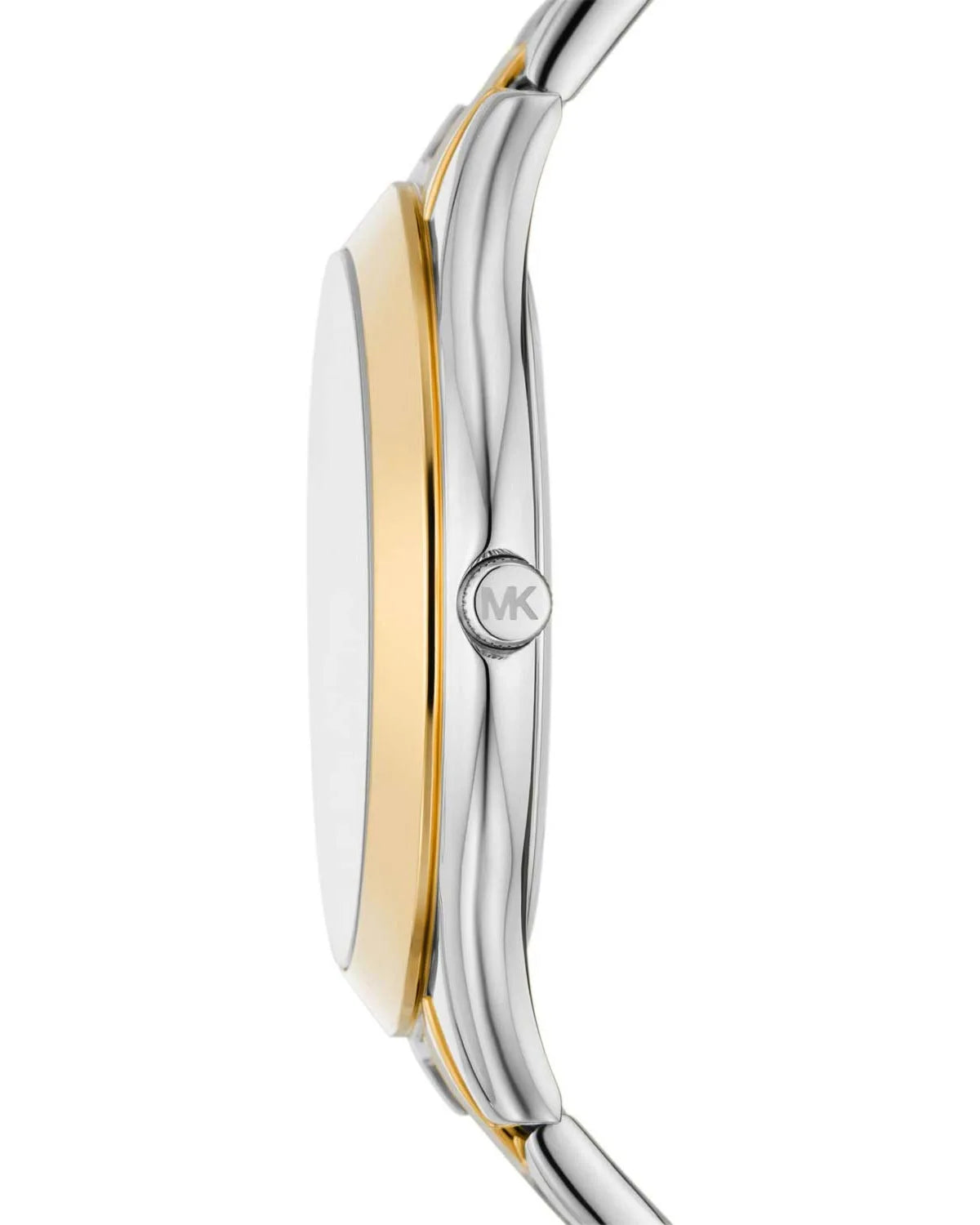 MICHAEL KORS Slim Runway Crystals Two Tone Stainless Steel Bracelet MK4735