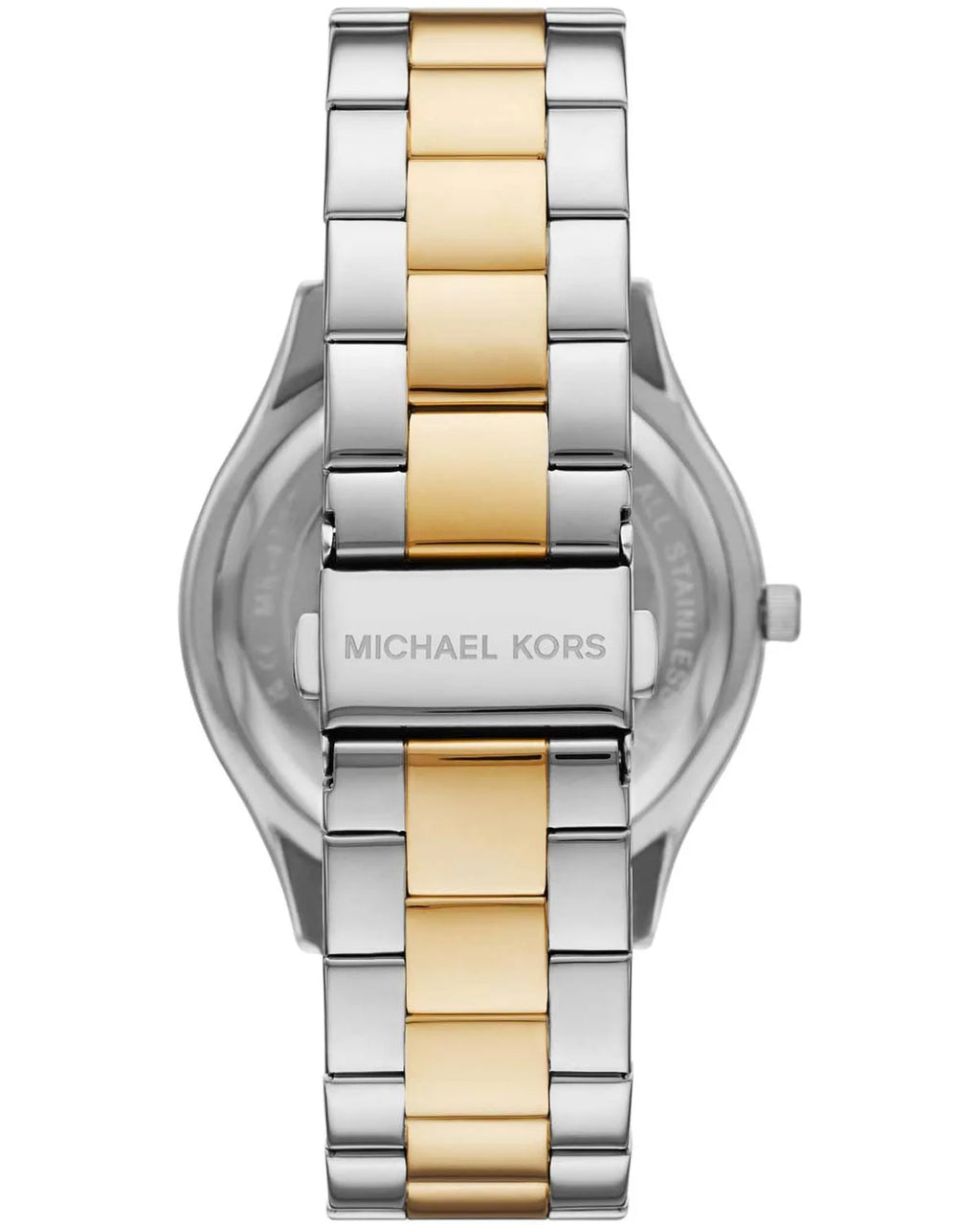 MICHAEL KORS Slim Runway Crystals Two Tone Stainless Steel Bracelet MK4735