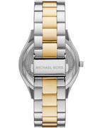 MICHAEL KORS Slim Runway Crystals Two Tone Stainless Steel Bracelet MK4735