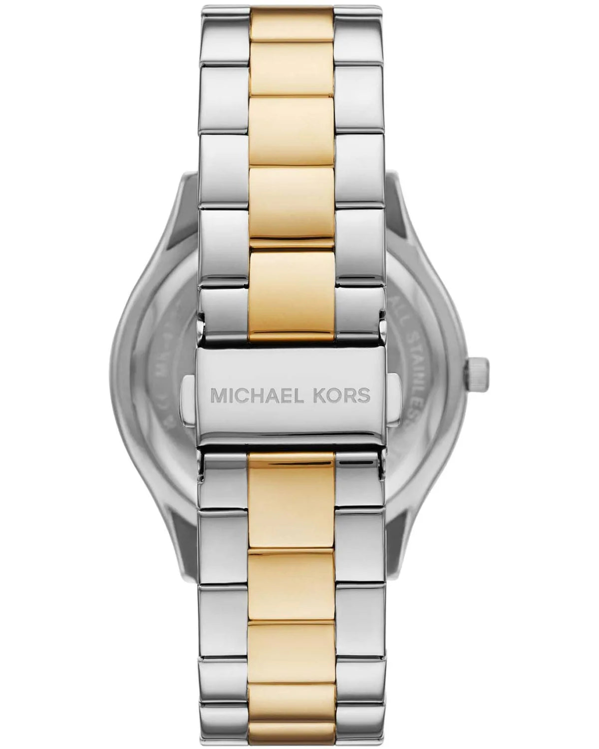 MICHAEL KORS Slim Runway Crystals Two Tone Stainless Steel Bracelet MK4735