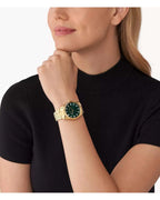 MICHAEL KORS Lexington Crystals Gold Stainless Steel Bracelet MK7449