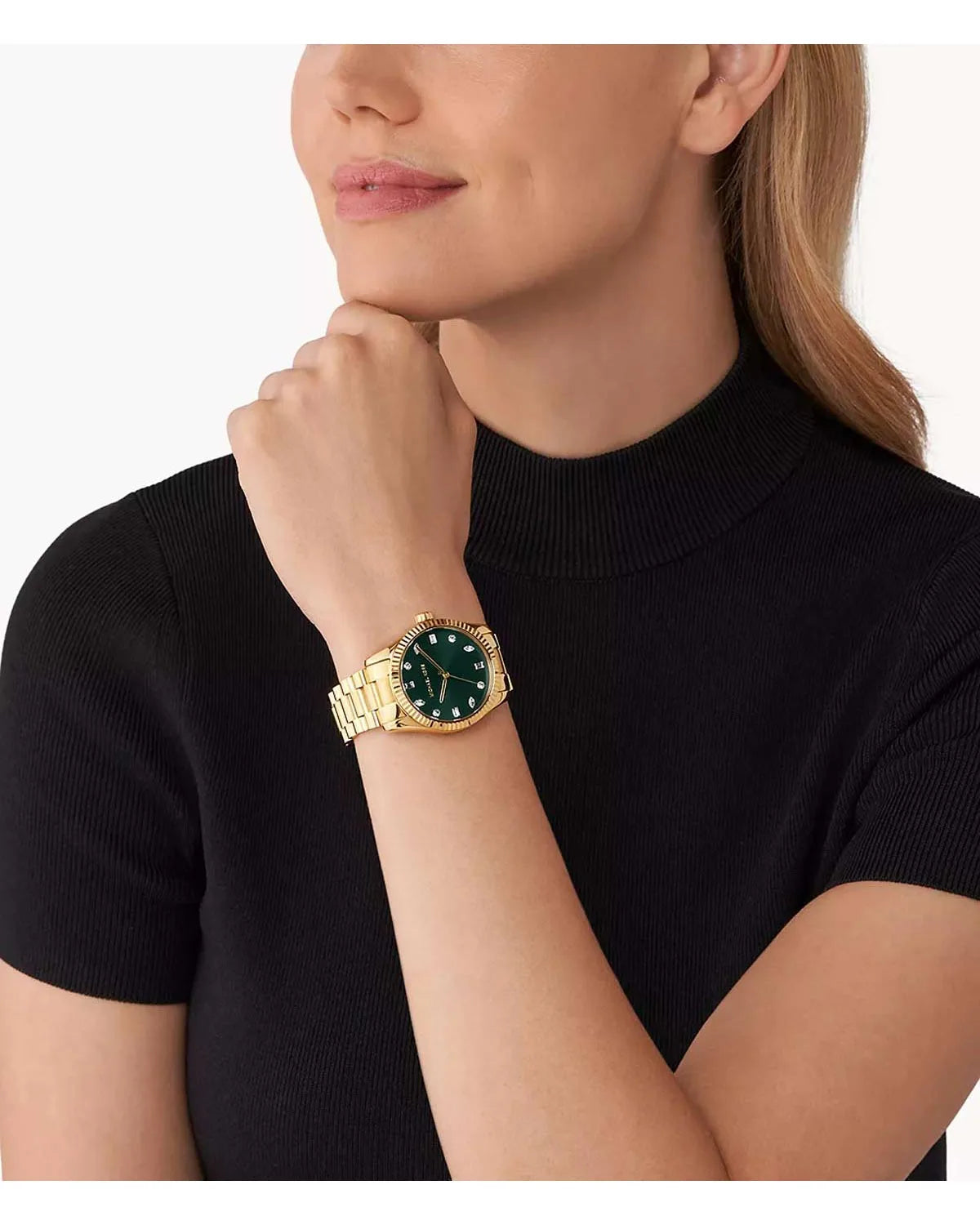 MICHAEL KORS Lexington Crystals Gold Stainless Steel Bracelet MK7449