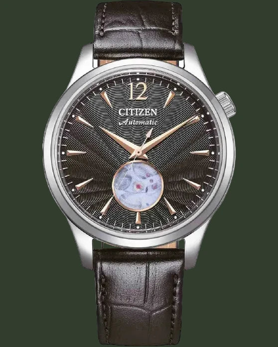 CITIZEN Classic Automatic Black Leather Strap NH9131-14E