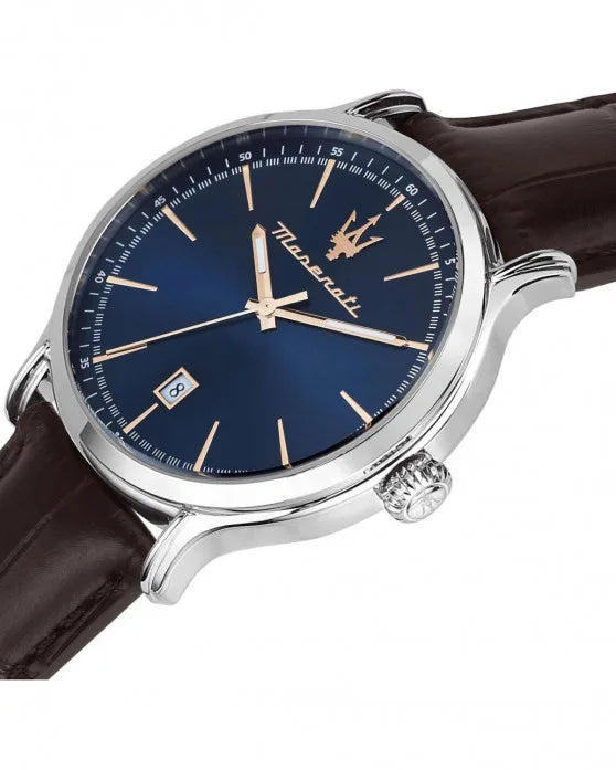 MASERATI Epoca Brown Leather Strap R8851118016