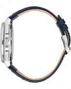 MASERATI Velocita Chronograph Blue Leather Strap R8871652001