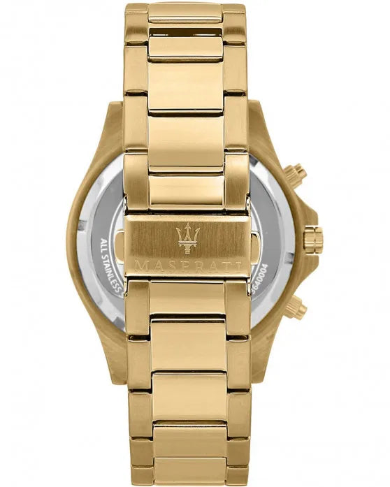 MASERATI Sfida Chronograph Gold Stainless Steel Bracelet R8873640008
